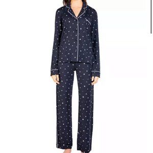 PJ SalvagePiped Star Print Pajama Set